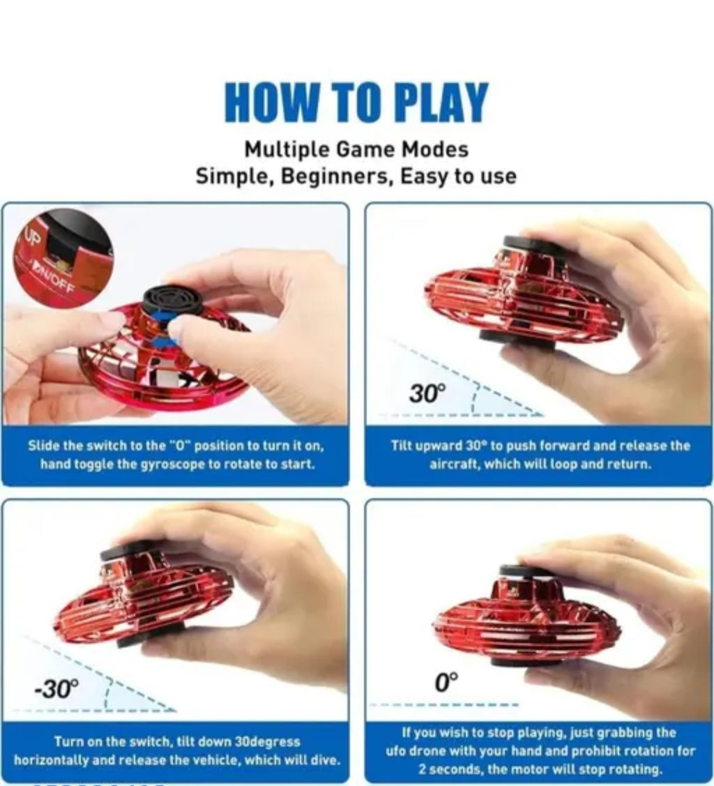 Flying orb spinner